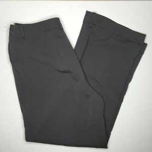 Women's La Vita Gray Cuffed Office Pants Slacks Size 14